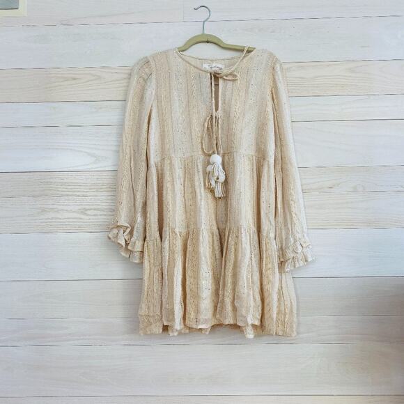 Sundress Neo Tassle Tie Mini Dress NWT - Picture 1 of 3